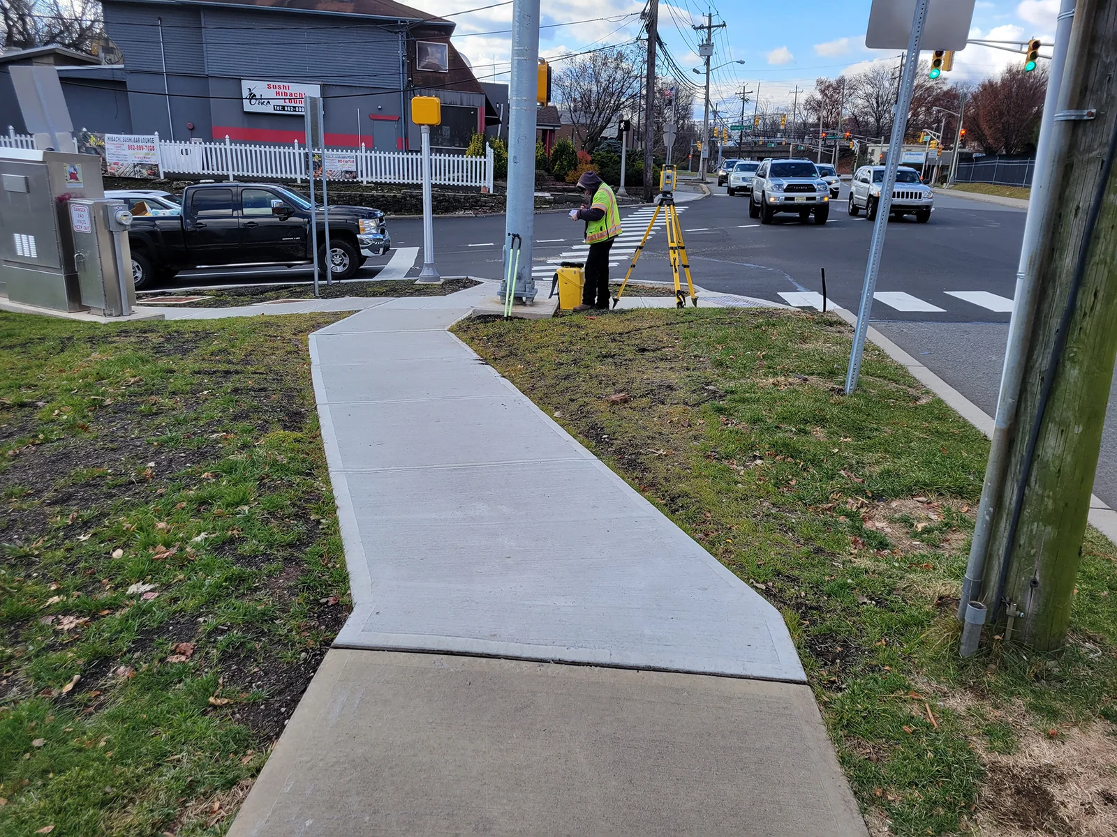 crooked sidewalk