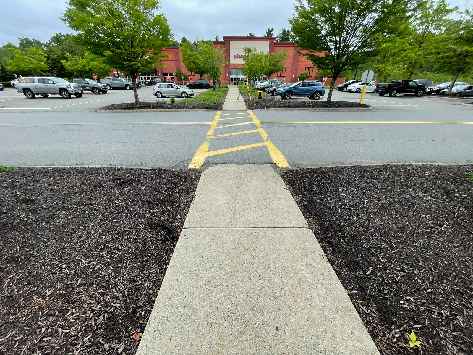 long sidewalk