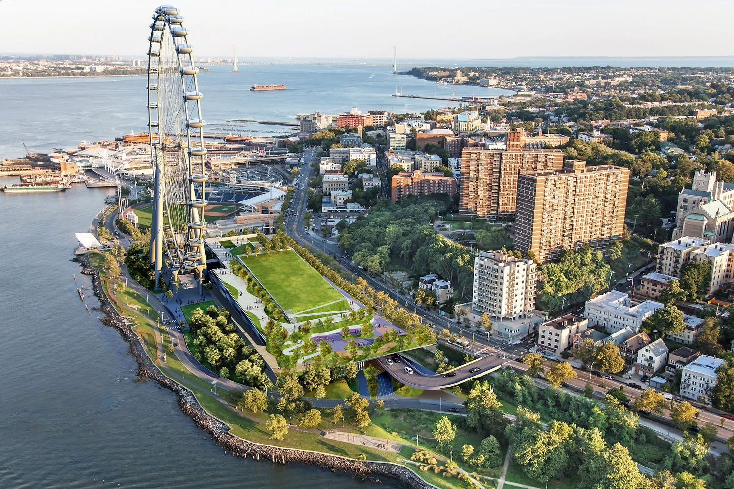 projects commercial NYwheel rendering