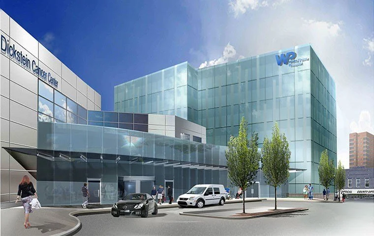 projects institutional white plains hospital exterior rendering