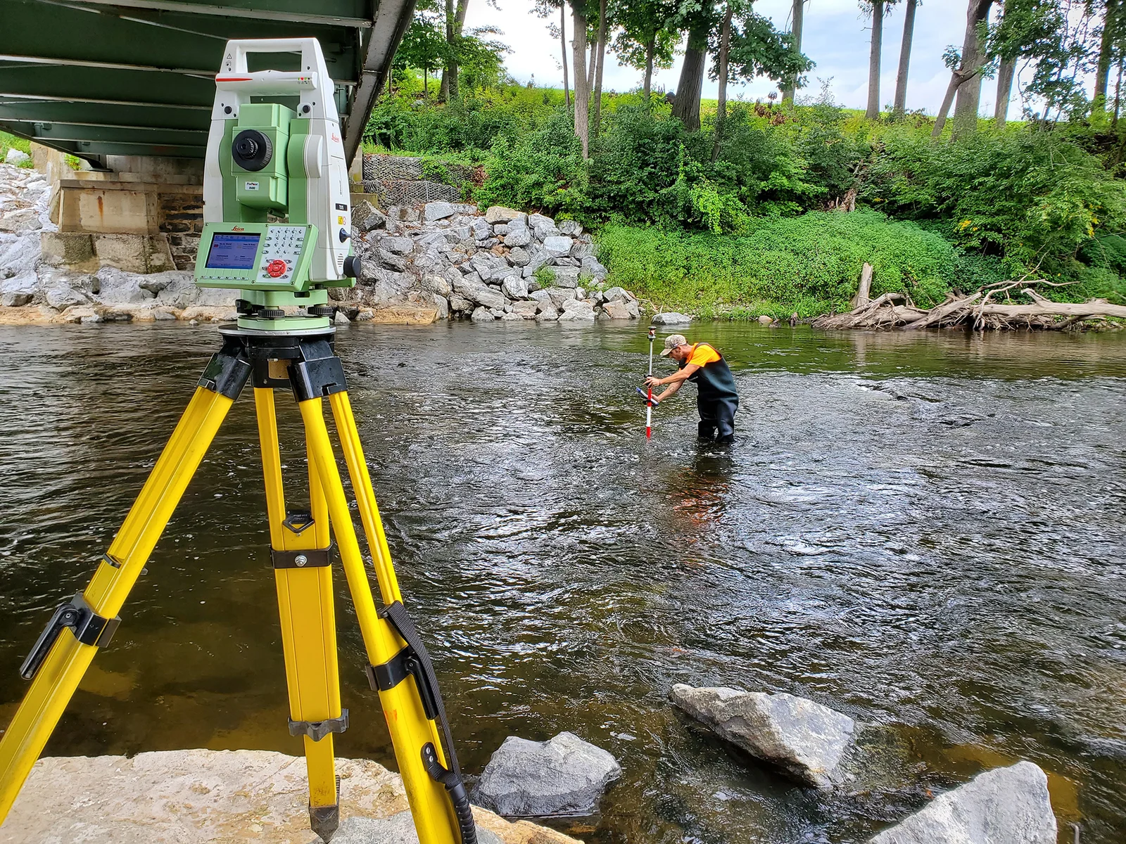 stream cross section 3a