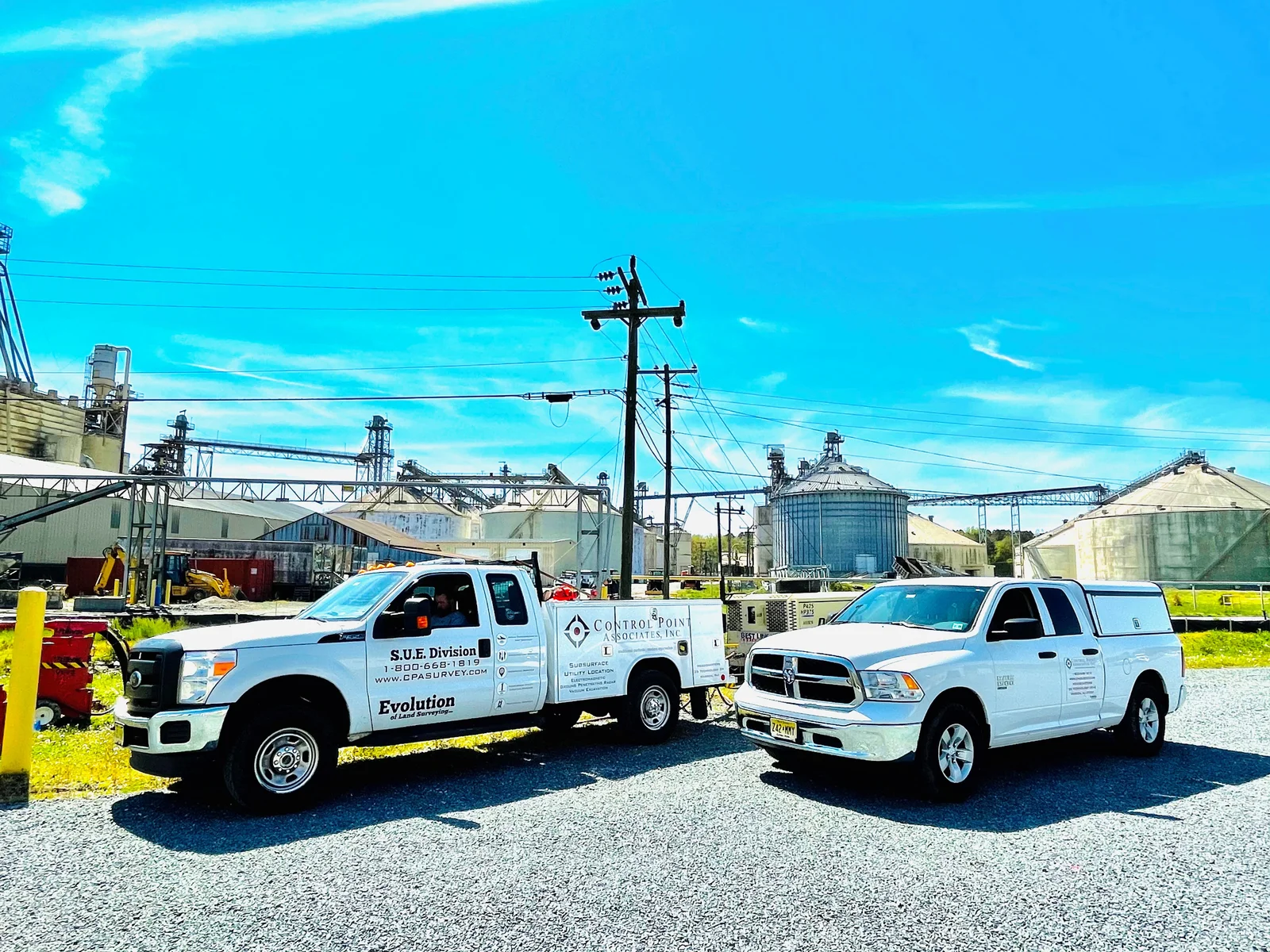 two trucks