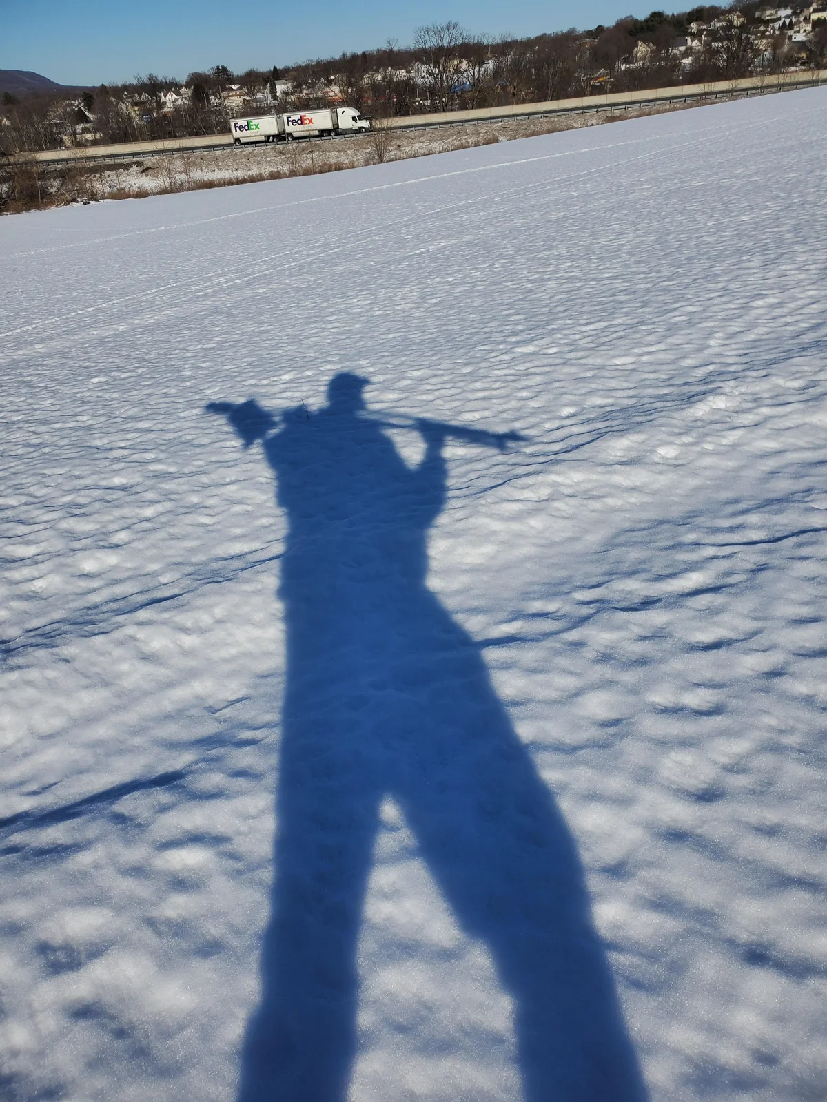 walking shadow