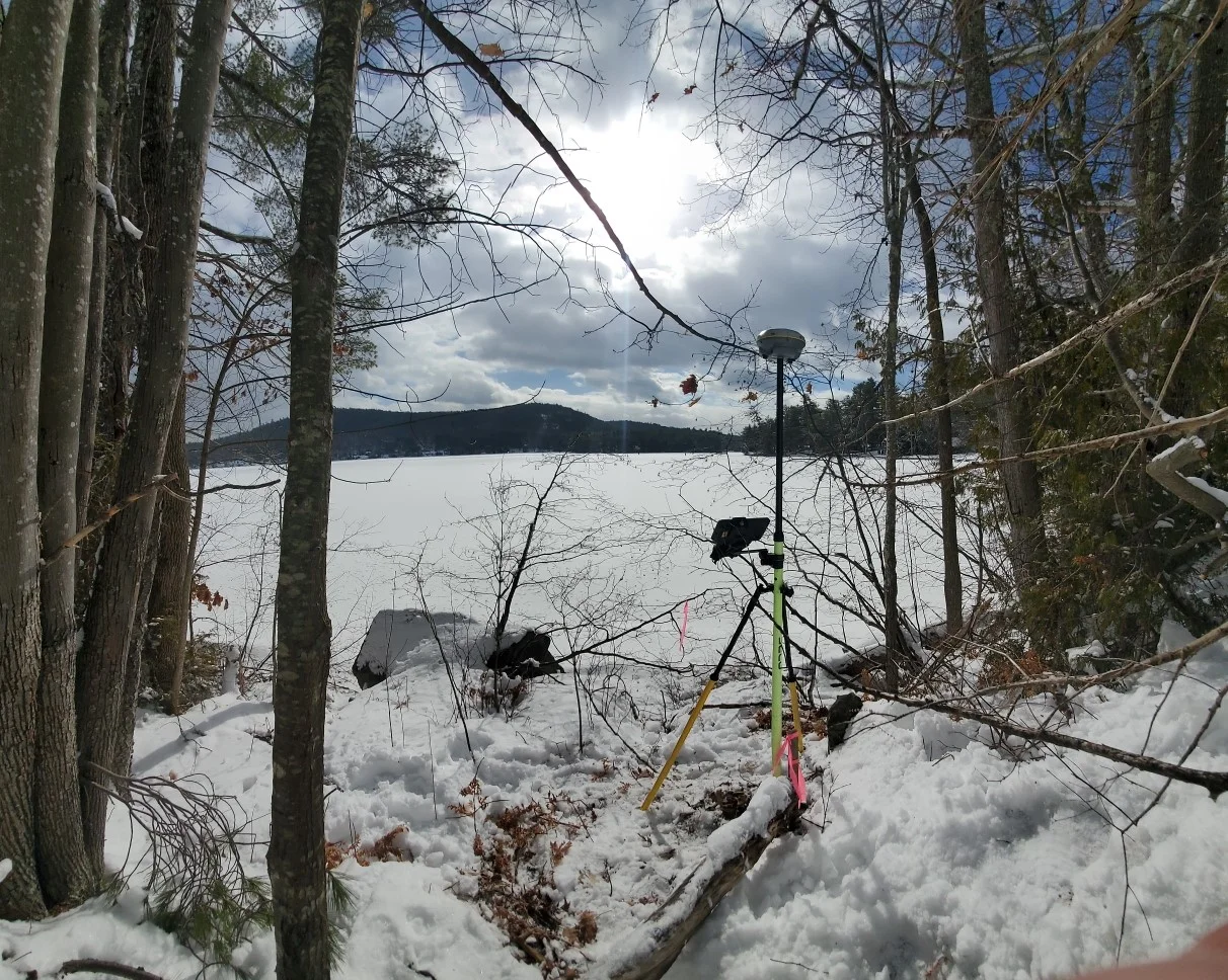 winter lakeside