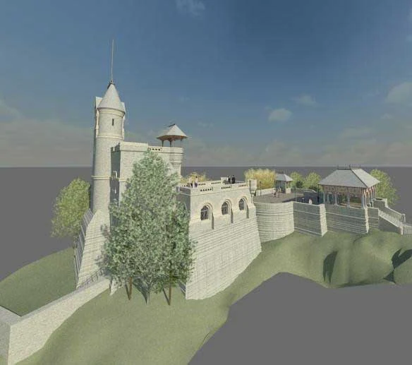 Belvedere Castle in Central Park, a Control Point surveying and 3D scanning project